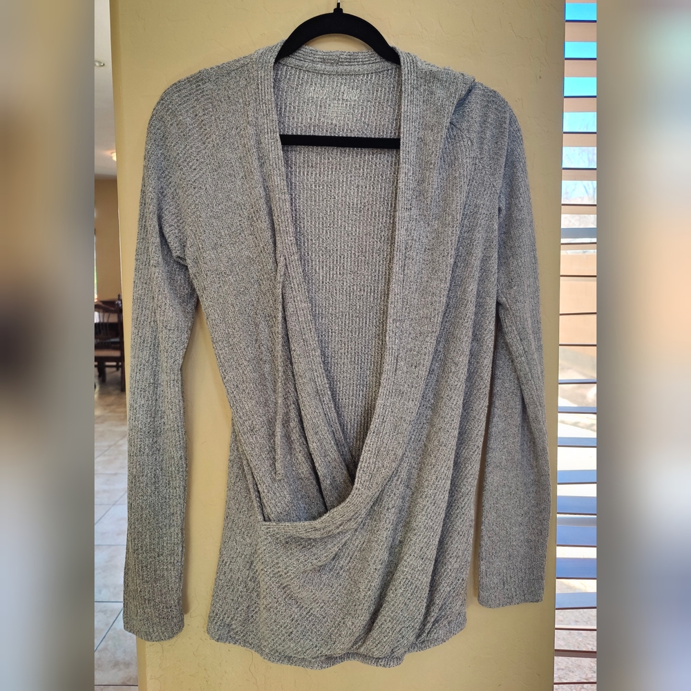 Latched Mama Gray Nursing Sweater